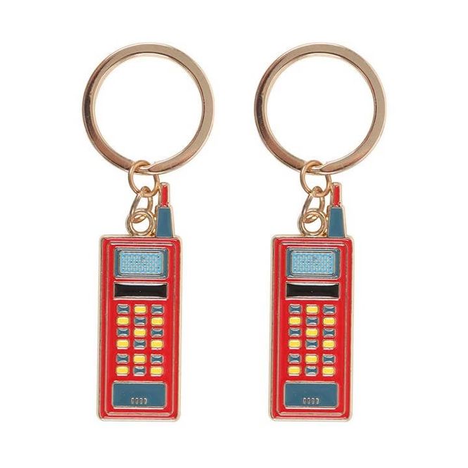 Hovedbilde 80s Walkie Talkie vennskapsnøkkelringer – ...