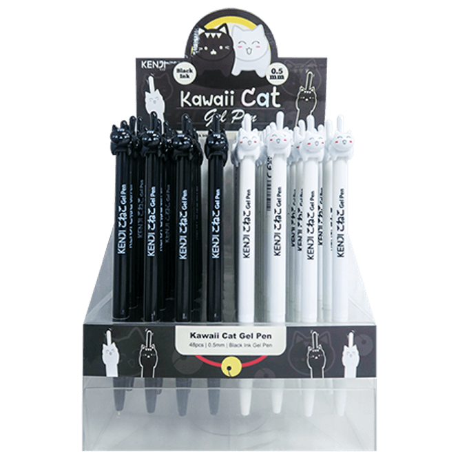 Hovedbilde Kawaii Cat Gel Pen 045