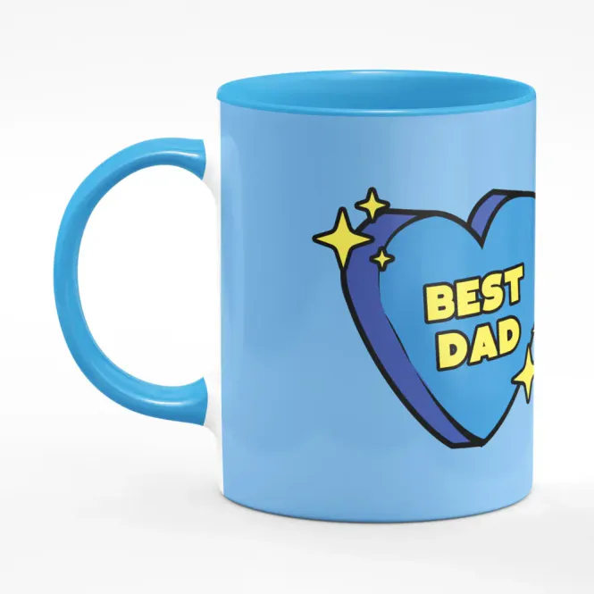 Hovedbilde Krus «Best Dad» – blå