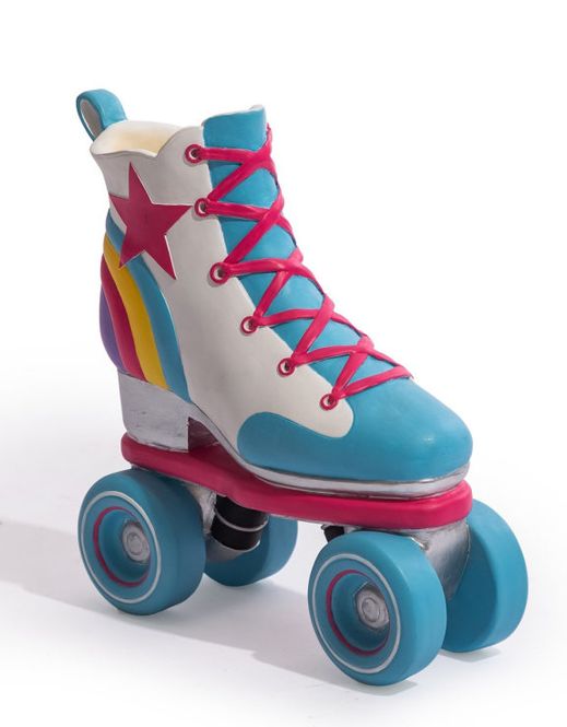 Hovedbilde Retro Roller Skate Vase – Rainbow