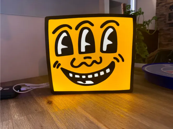 Hovedbilde Pop Art LED-lampe – Smile