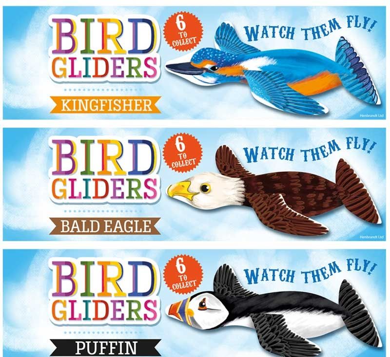 Gliders Birds 16cm