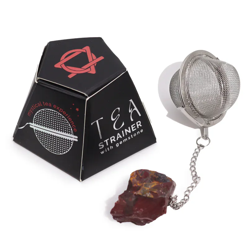 Carnelian Tea Strainer